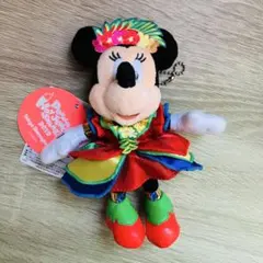 ミニー　ぬいぐるみバッジ　ドナルドのホットジャングルサマー　ディズニー　2019