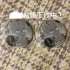 WIND BREAKER 兎耳山丁子（とみやまちょうじ）　缶バッジ2個セット