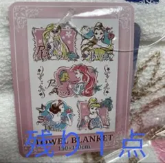 【在庫最終一点限り】ディズニー　プリンセス　タオルブランケット150x110cmのサムネイル
