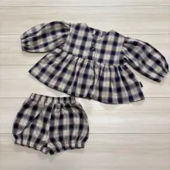 ★a様用★韓国子供服 チェック柄 上下セット セットアップ 95 キッズ