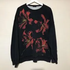 LAD MUSICIAN 花柄 プルオーバー スウェット