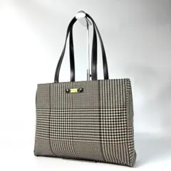 良品 LAUREN RALPH LAUREN 千鳥格子 トートバッグ A4のサムネイル