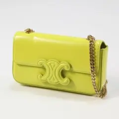 希少 CELINE 22SS チェーン ショルダーバッグ キュイル トリオンフ