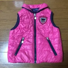 90サイズ　ダブルビー　リバーシブル ベスト