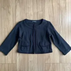 COMME CA ISM 黒 ジャケット 120A