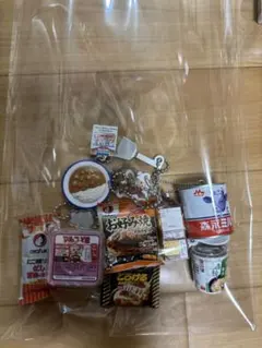 ミニチュア食品セット キーホルダー付き