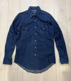 Wrangler 70127MW デニム ウエスタンシャツ ラングラー 濃紺