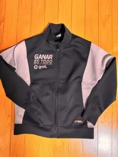 gol. フルジップジャケット 黒/グレー