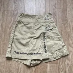 巻きスカート風キュロット　110