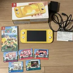 NintendoSwitchLiteイエロー ACアダプター 箱 ソフト付き