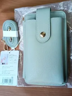 新品 スマホポシェット スマホショルダー GRSL-PCT 6078-2 ミント