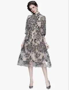 ドレス ワンピース 結婚式 お呼ばれ XL