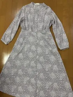 chocol raffine robe 花柄ロングワンピース 長袖