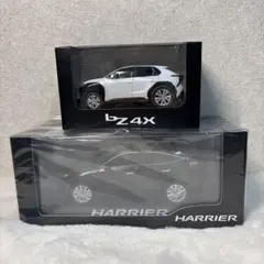 トヨタ ハリアー ミニカー 1/30 ブラック bZ4X プルバックカー セット トヨタ ハリアー ミニカー 1/30 ブラック bZ4X プルバックカー