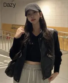 SHEIN Dazy ブラック レザーベスト　未使用