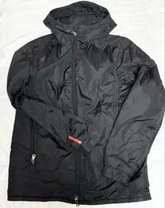 PRADA SPORT アーカイブ ダブルジップ ナイロンブルゾン 黒 M 美品 2000s Prada sport nylon jacket gimmick プラダアーカイブ