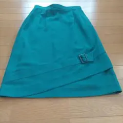 タイトスカート 緑 サイズ13号