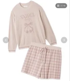 SNIDEL HOME ルームウェア セットアップ チェリー柄のサムネイル