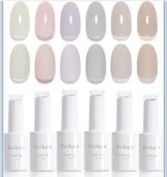 Coikaze ジェルネイルカラー 6本セット