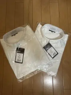 ホワイト ワイシャツ 2枚セット オックスボタンダウン半袖シャツ