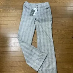 【新品未使用】SOJERA チェック柄 ストレートパンツ