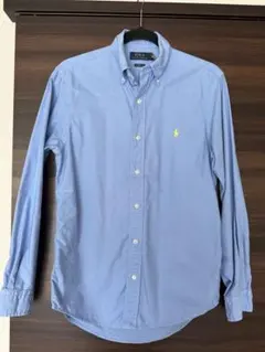 【正規店購入・美品】Ralph Lauren ボタンダウンシャツ　ライトブルー