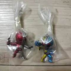 d*7様 仮面ライダー W ヒートメタル　ルナトリガー　キーホルダーセット