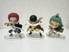 ワンピース シャンクス 白ひげ ゾロ ミニフィギュアセット