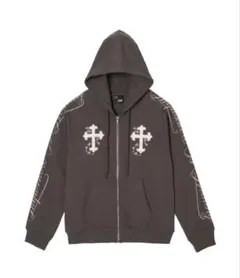 FCMM CROSS ZIP UP HOODIE/クロスジップアップフーディ