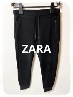 ☘️P1☘ZARA MAN ブラック ジョガーパンツ M
