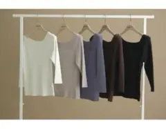 Apuweiser-riche アシメネックニット