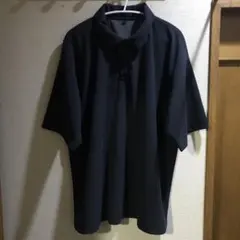 ワークマン シャリテック梨地半袖ポロシャツ L チャコール