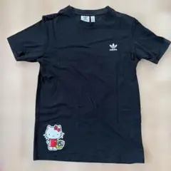 adidas Hello Kitty コラボ Tシャツ ブラックのサムネイル
