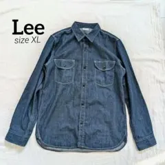 Lee デニムシャツ XLサイズ 長袖 ワークシャツのサムネイル