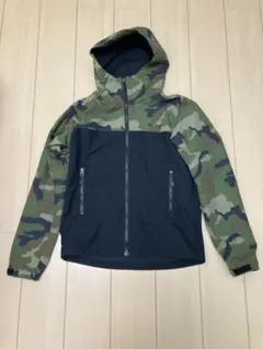 ノースフェイスCompact Jacket キッズ120 迷彩 薄着キャンプ格安 
