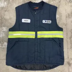 古着 90-00年代 CINTASシンタス リフレクター ワークベスト メンズL
