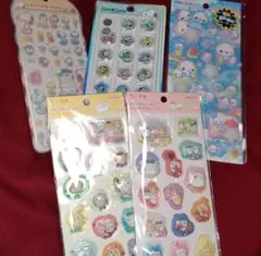 ちいかわ あわわ スヌーピー おはじき わたあめ 蓄光 シール まとめ売り