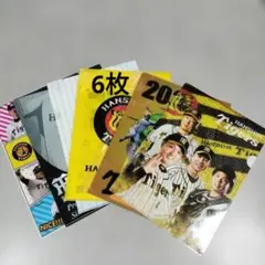 阪神タイガース 記念グッズ クリアファイル 6枚セット（未使用）