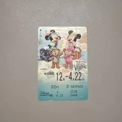 [使用済み]ディズニーリゾートライン フリーきっぷ　スプリングヴォヤッジ