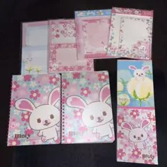 うさぎのモフィ　mofy メモ帳　レターセット　メモパッド　平成