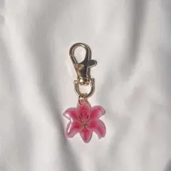 花モチーフ　キーホルダー