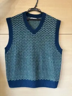 グリーン ニット