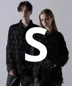 CLEL フリンジデザイン ジャカードシャツ Sサイズ