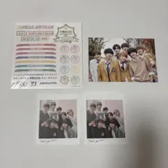 道枝駿佑　なにわ男子セット　ボディシール　チェキ風写真2枚　ポストカード