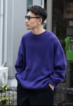 Wide Dad Dad TECH CREW PULLOVER PURPLE - メルカリ