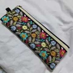 インド刺繍デザインポーチ