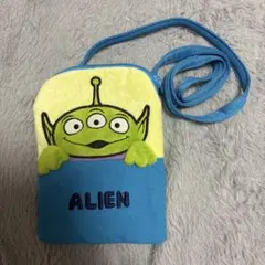 エイリアン ショルダーバッグ　トイストーリー　リトルグリーンメン