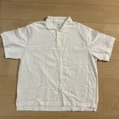ホワイト ポロシャツ Lサイズ コットン100% ファミマ