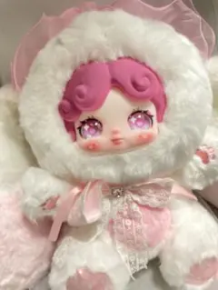 果果的甜美約定 800%シリーズ ぬいぐるみ 白ピンクのサムネイル