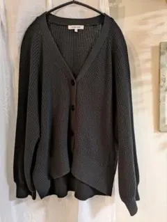 GLOBAL WORK ブラック カーディガン L　グローバルワーク